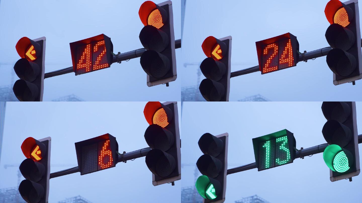 红绿灯，交通信号灯，交通，行车，出门安全