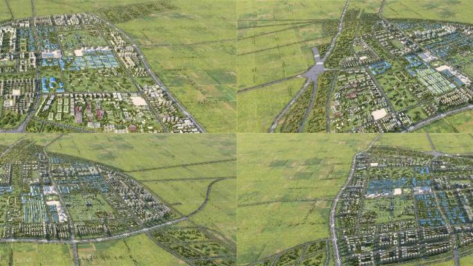 三维工业园区 宣传片 工厂 仓储 物流