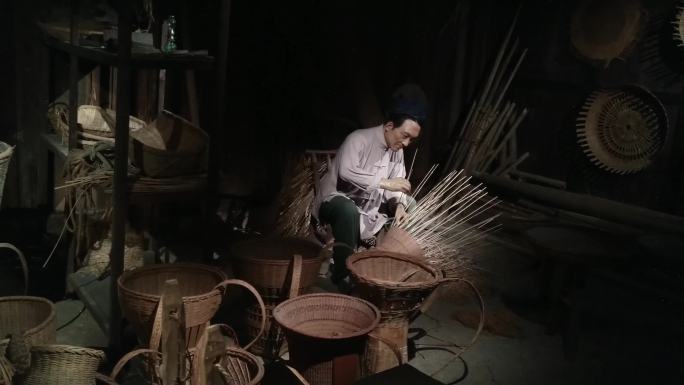 农村篾匠艺人、传统手工技艺、竹编工艺品