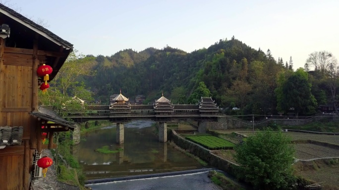 程阳风雨桥航拍