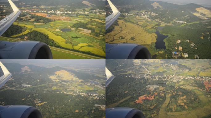 飞机窗外万米高空