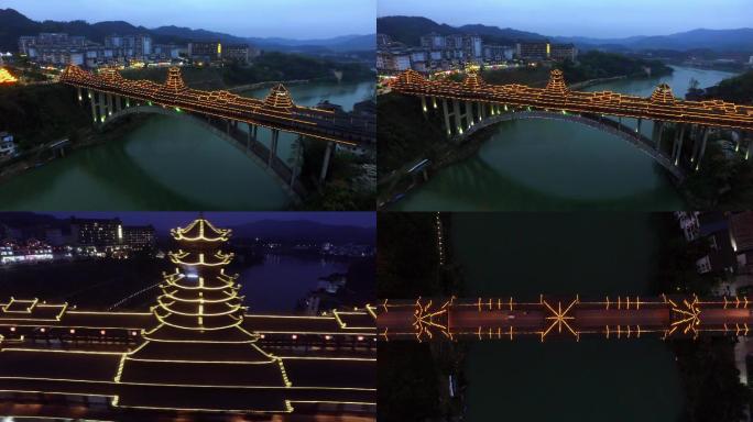 三江风雨桥航拍