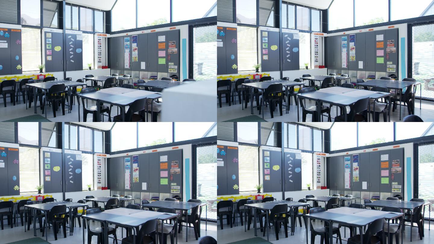 整洁的教室教室视频空镜头学生学校