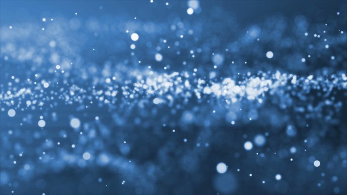 蓝色粒子背景唯美蓝色粒子背景满屏飘散文艺