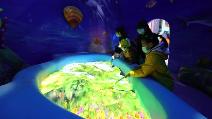 武汉科技馆儿童科学乐园魔幻3D地形