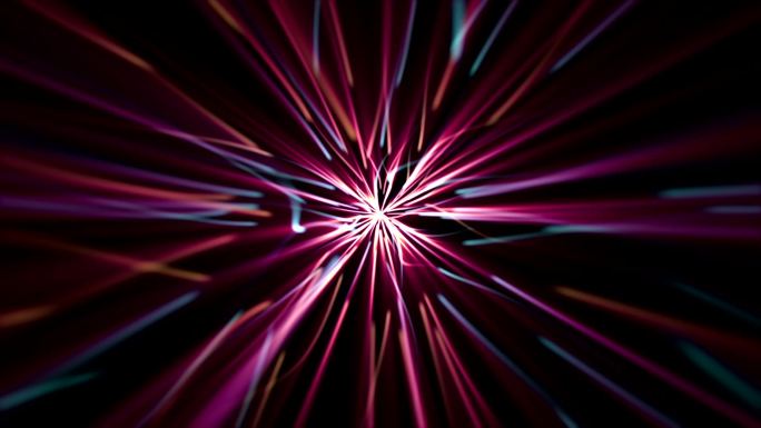 紫光束太空隧道