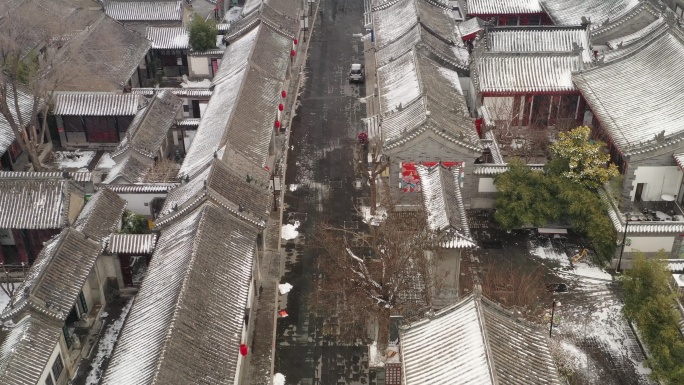 十笏园古街雪景