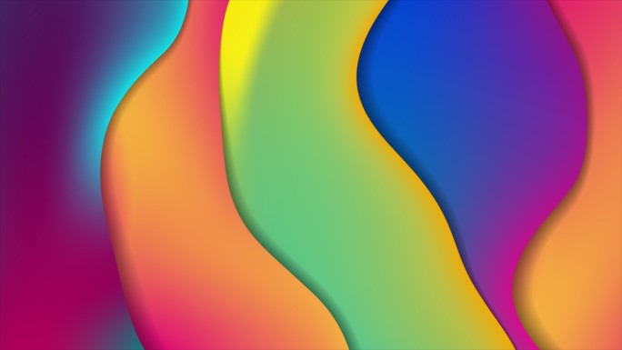 彩色全息液体波抽象运动背景