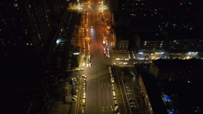 西安疫情 封城 夜景 街道 西安加油