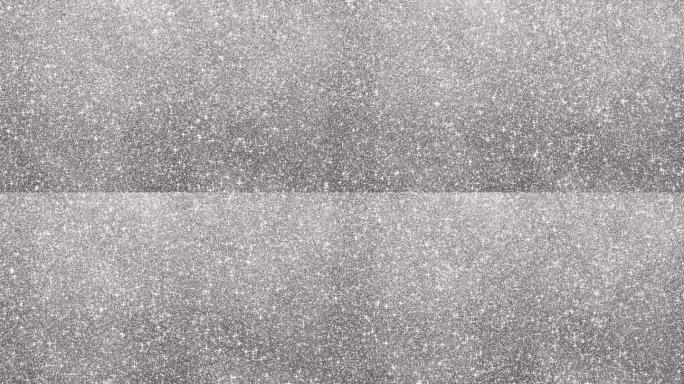 灰色闪光动画质感颗粒雪花噪点文字材质