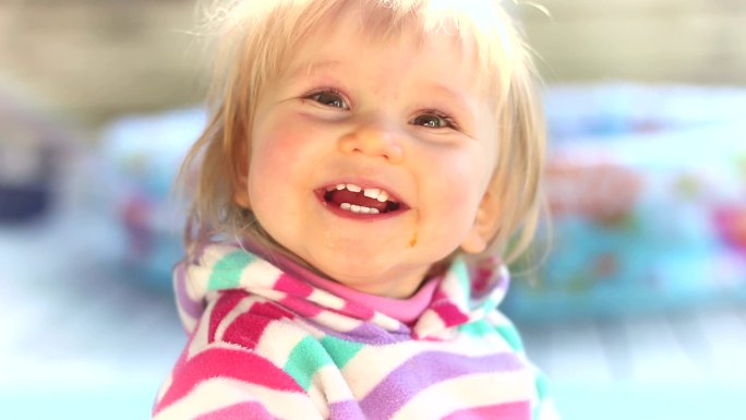 婴儿微笑宣传片广告视频素材笑容笑脸
