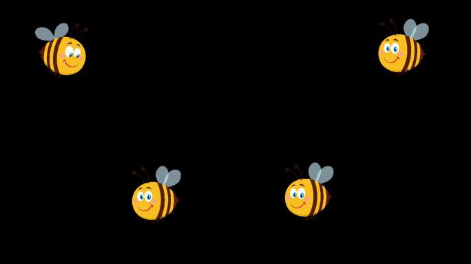 微笑可爱的蜜蜂Mg卡通蜜蜂