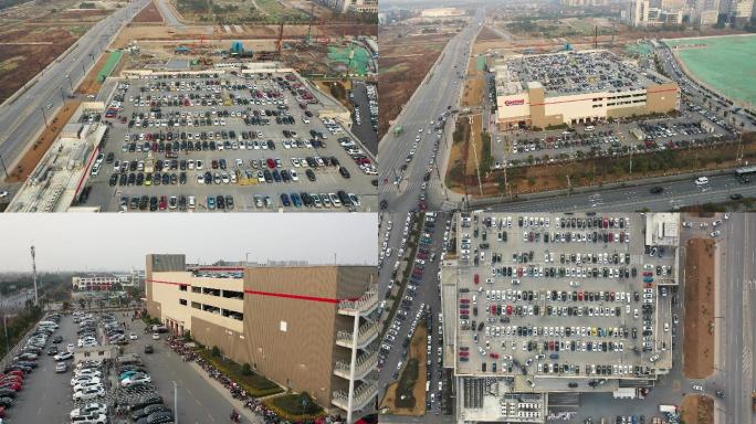 上海开市客Costco大卖场立体停车场