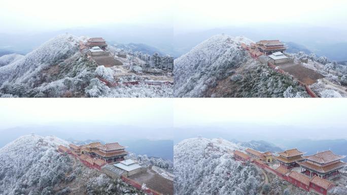 灵山雪景