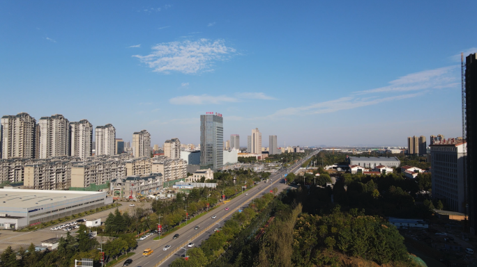 济宁城市航拍 新二线城市 国家发展