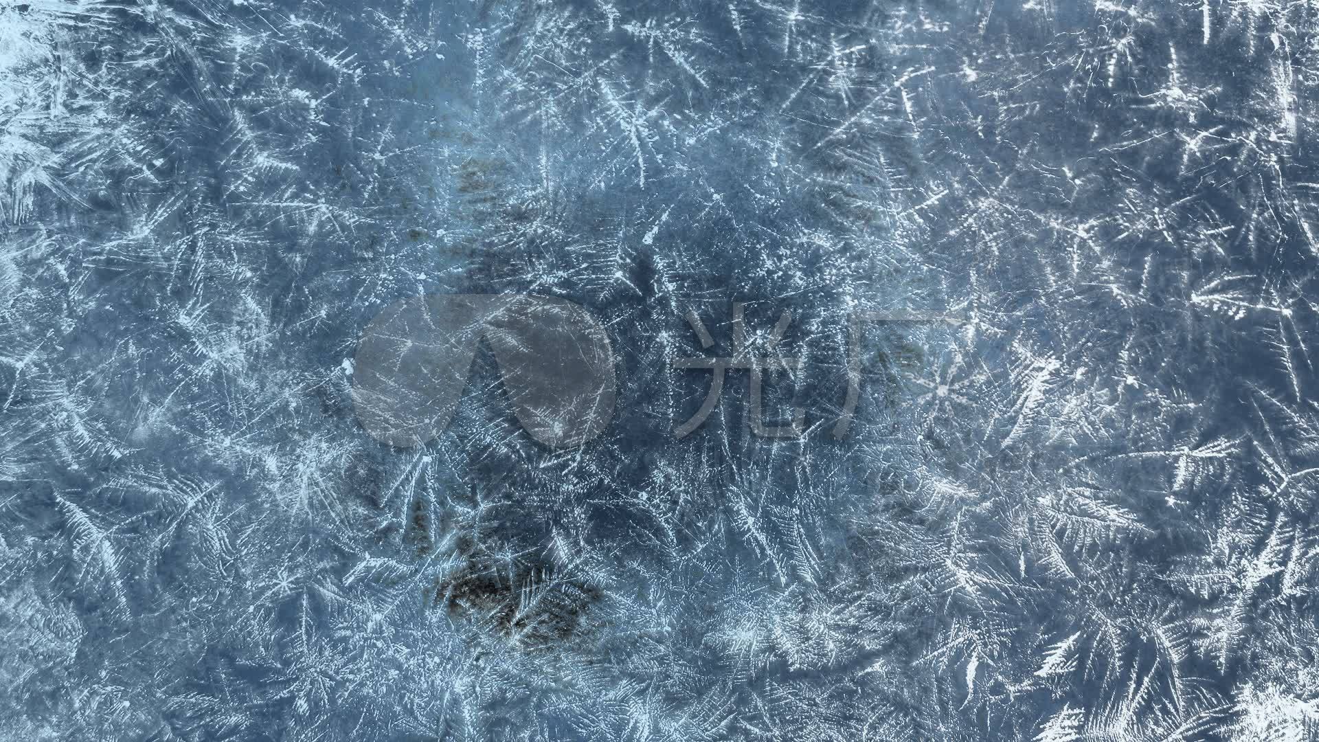 寒冷冰封的湖面图片 - 25H.NET壁纸库