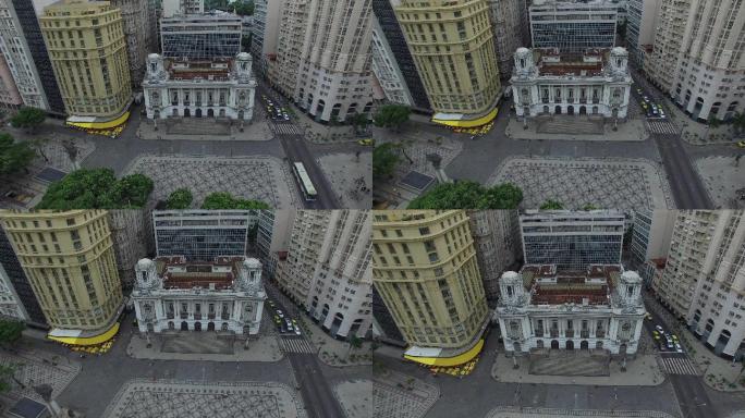 巴西里约热内卢市政厅鸟瞰图