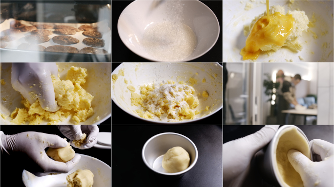 蛋挞制作烘培烤制宣传