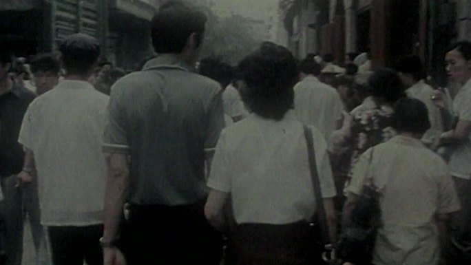 八十年代初的上海南京路