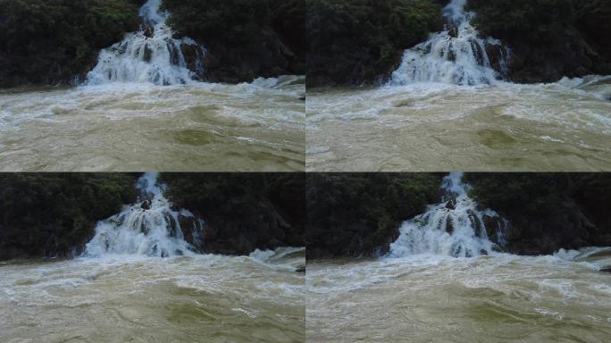 唯美 河流 瀑布 自然 风景