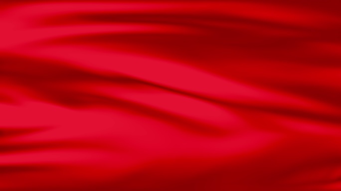 4K红色丝绸旗帜循环素材包