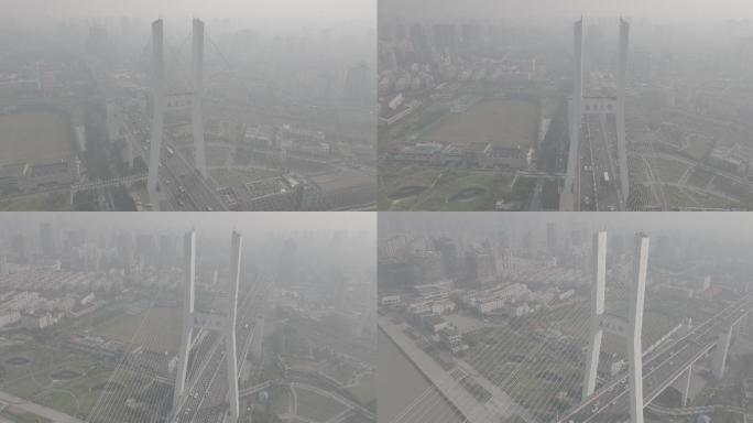 上海南浦大桥航拍5.1K超高清