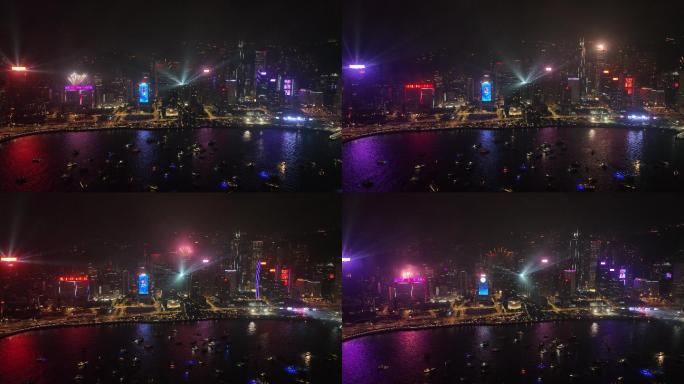 香港新年烟花汇演迎新狂欢夜闪耀维港4