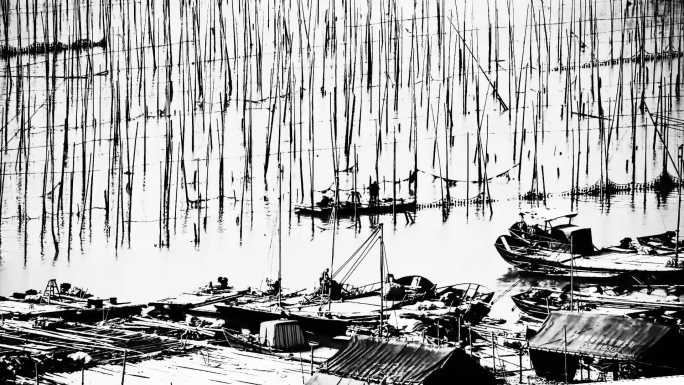 上世纪八十年代霞浦渔民捕鱼生活