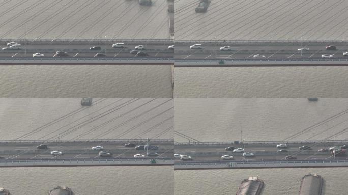 上海南浦大桥航拍4K