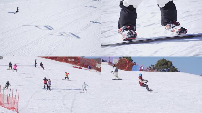 周末滑雪运动