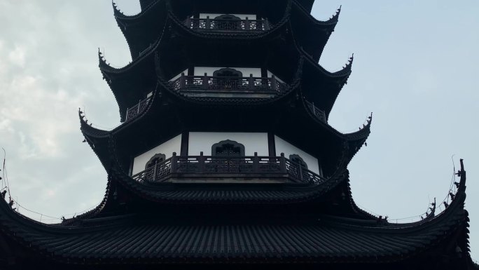 中式寺庙塔建筑