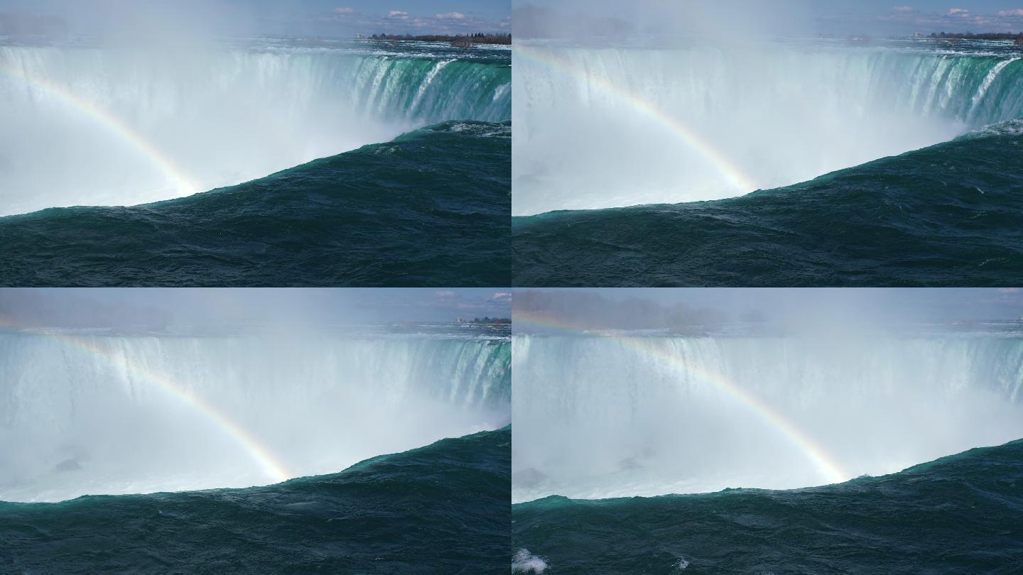 加拿大境内最美丽的尼亚加拉大瀑布
