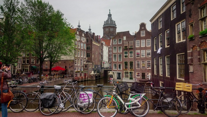 阿姆斯特丹市荷兰首都西欧国家外国建筑