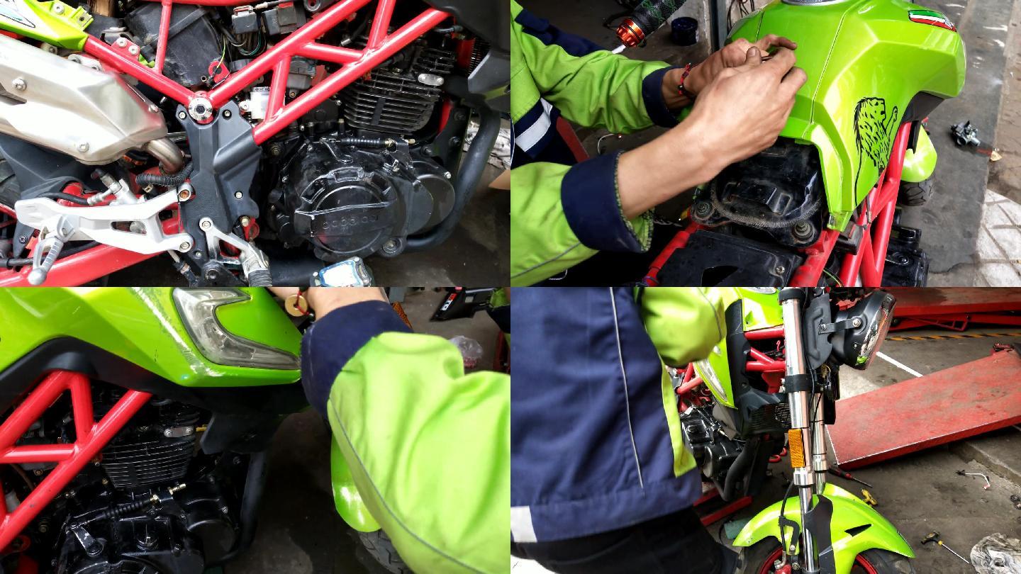 修理摩托车维修装拆摩托装车摩托修理