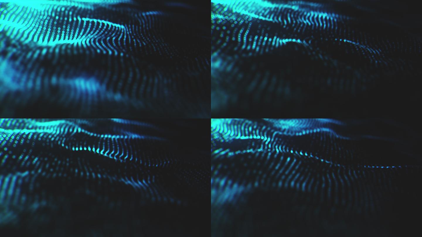 粒子抽象背景MG蓝色条纹背景抽象水纹流动