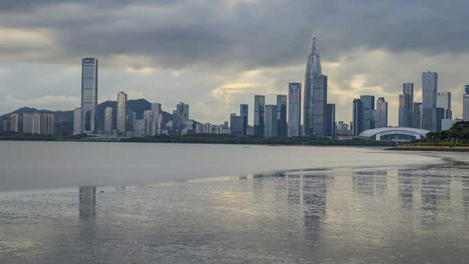 深圳湾潮夕延时