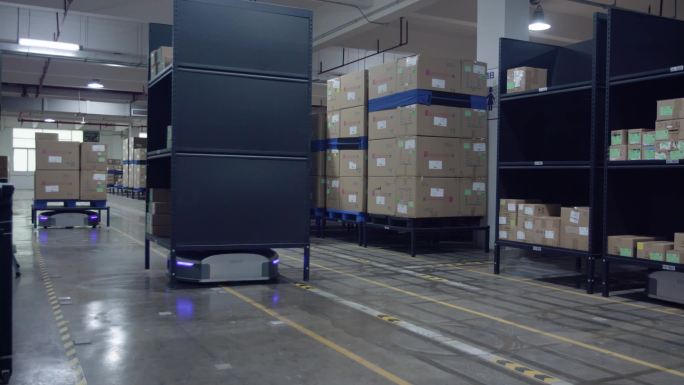数字机器人搬运自动化仓库