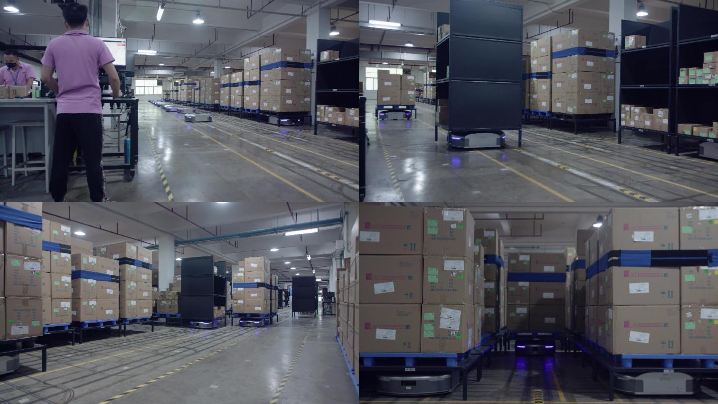 数字机器人搬运自动化仓库
