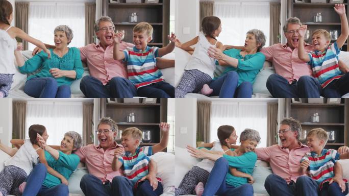 家庭幸福宣传片广告家人团圆聚会开心笑容微