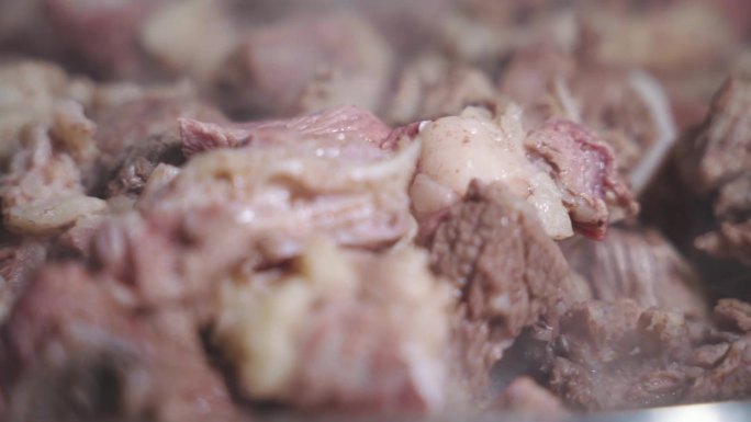 生肉熟肉处理过程