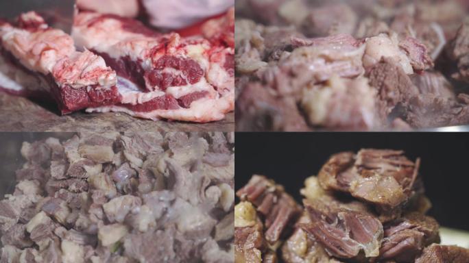 生肉熟肉处理过程