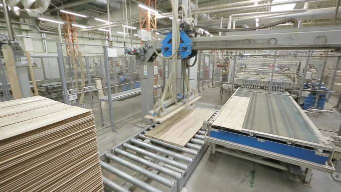 木板生产线流水线车窗加工数字化工厂