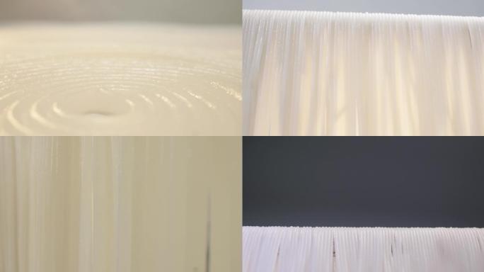 米线生产晾晒棚拍微距特写