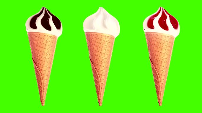 冰淇淋特效动画元素美食美味