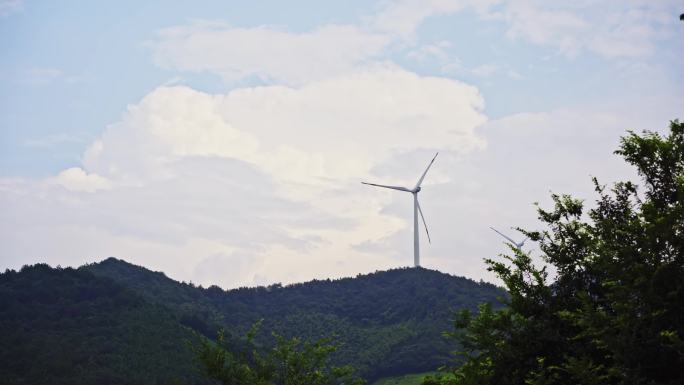 风景山区风力发电机