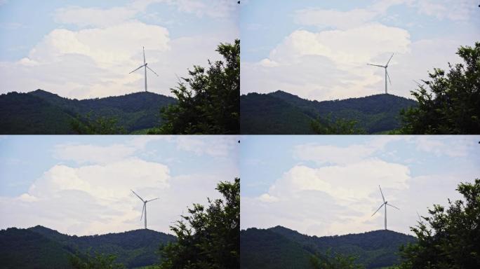 风景山区风力发电机