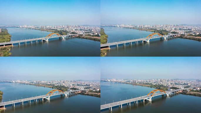【4k】航拍惠州隆生大桥延时