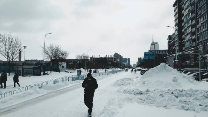 通辽暴雪 大雪 科尔沁 天灾