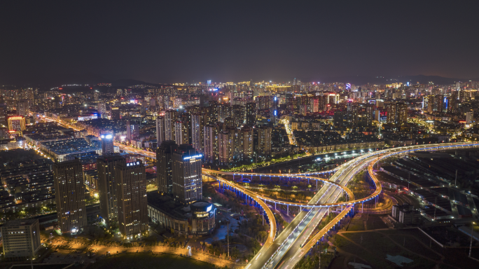 【5K】昆明南二环夜景延时，明波立交延时