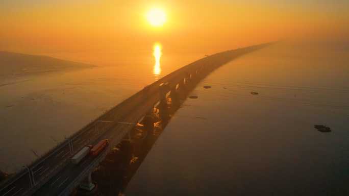 东海大桥日出